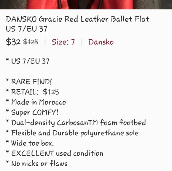 Dansko GRACIE  Round Toe Ballet Flats - Picture 6 of 6